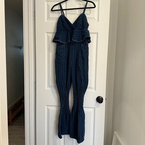 Anthropologie Flare Jumpsuit
